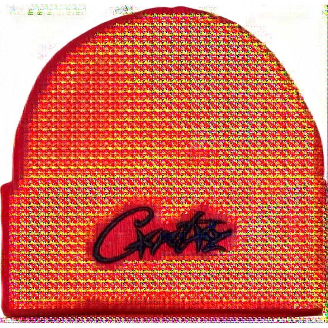 Corteiz Allstarz Folded Beanie 'Red'