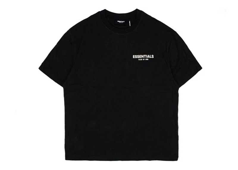 Essentials Fear of God Flower Graphic Tee Black