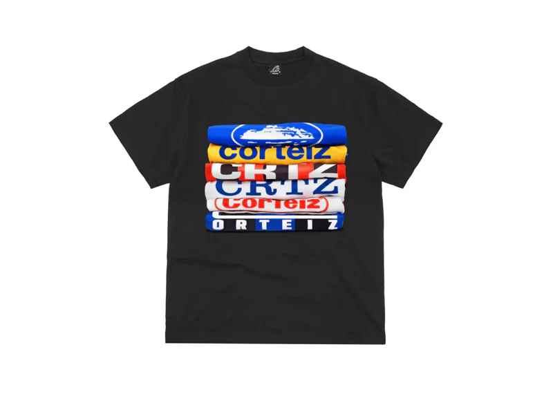 Corteiz T-Shirt Stack Tee 'Black'