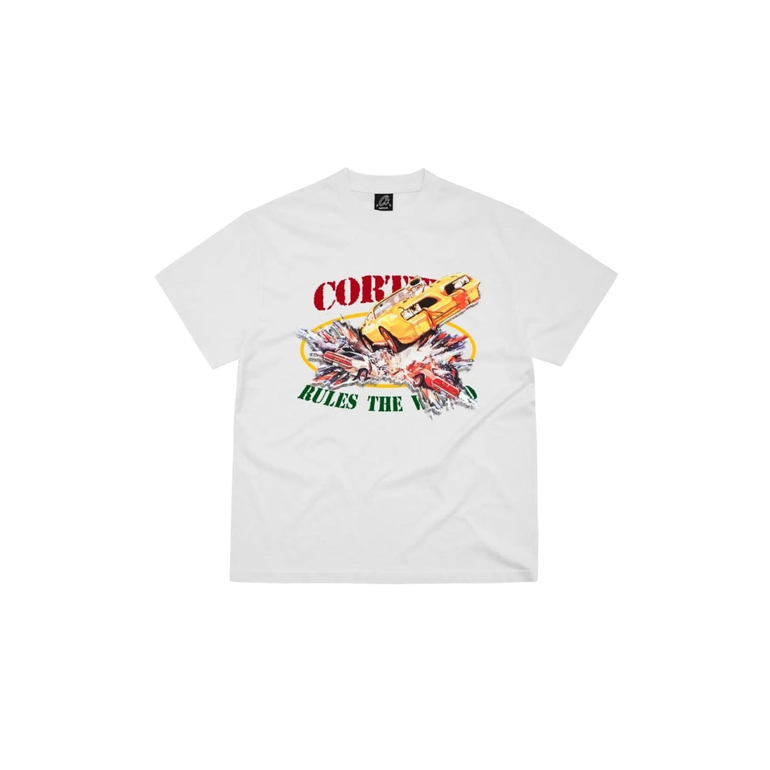 Corteiz Car Crash Tee 'White'