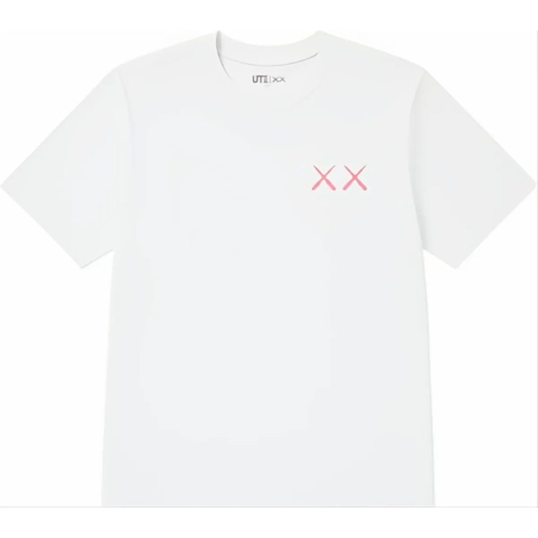 Kaws x Uniqlo UT Short Sleeve Graphic Tee White/Pink