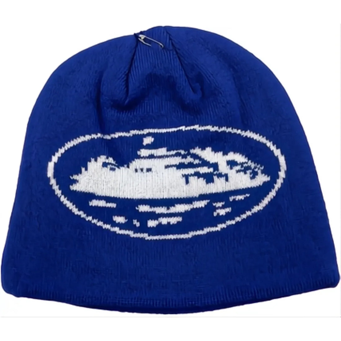 Corteiz Alcatraz Beanie Blue