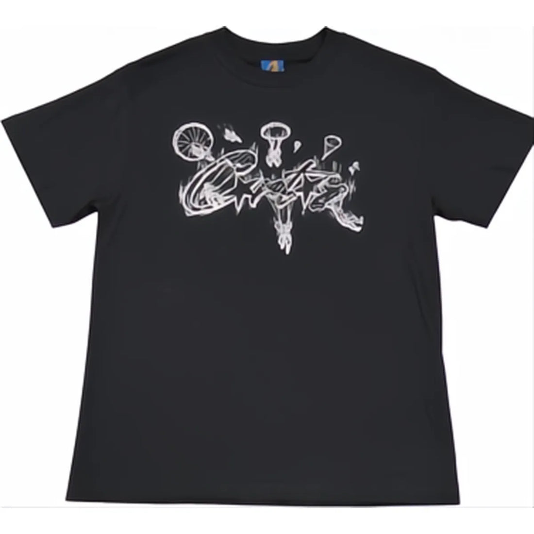 Corteiz Parachute Tee Black