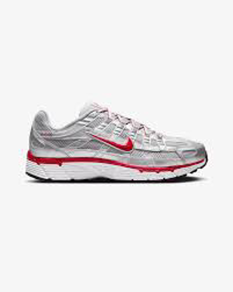 Nike P-6000 Metallic Silver Gym Red