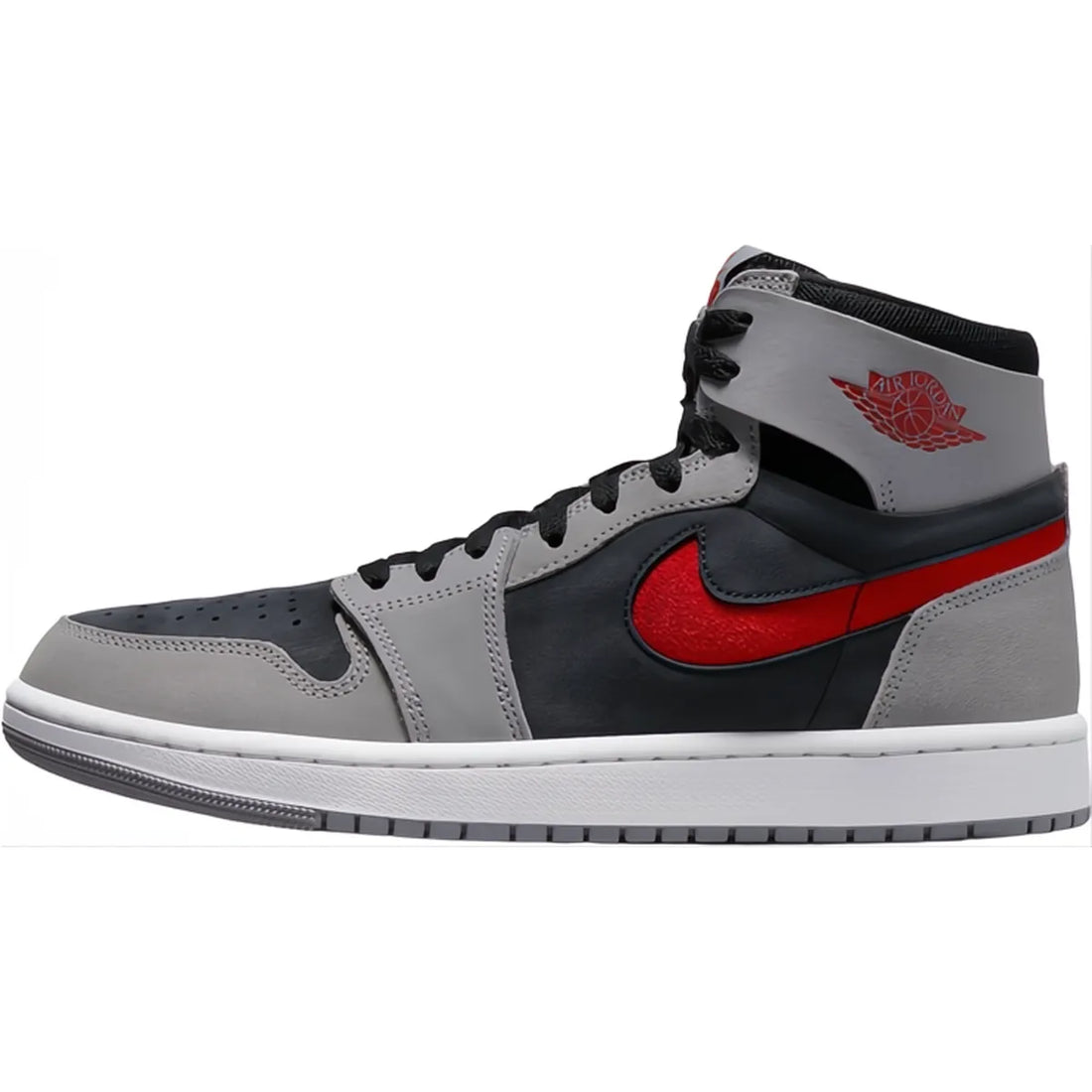 Air Jordan 1 High Zoom CMFT 2 Surfaces Cement Grey and Fire Red