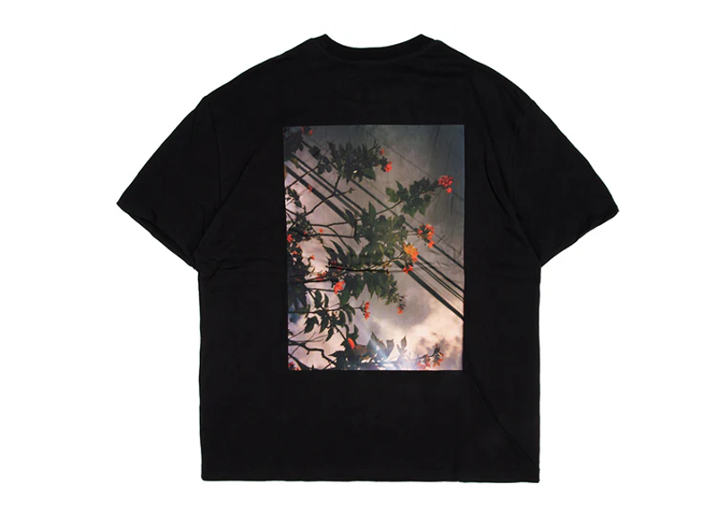 Essentials Fear of God Flower Graphic Tee Black