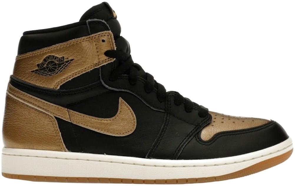 Jordan 1 Retro High OG Black Metallic Gold