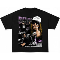 FUTUTE HNDRXX BOOTLEG BLACK TSHIRT