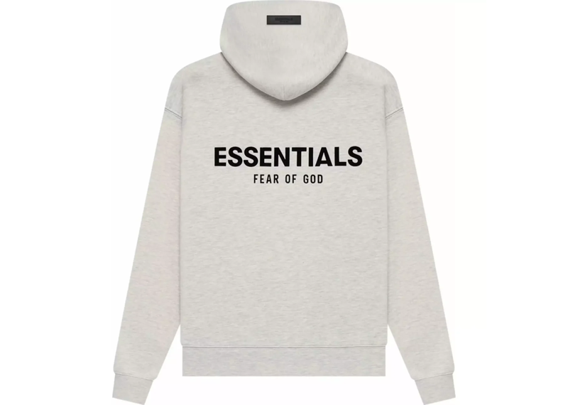 Fear Of God Essentials Hoodie Light Oatmeal SS22