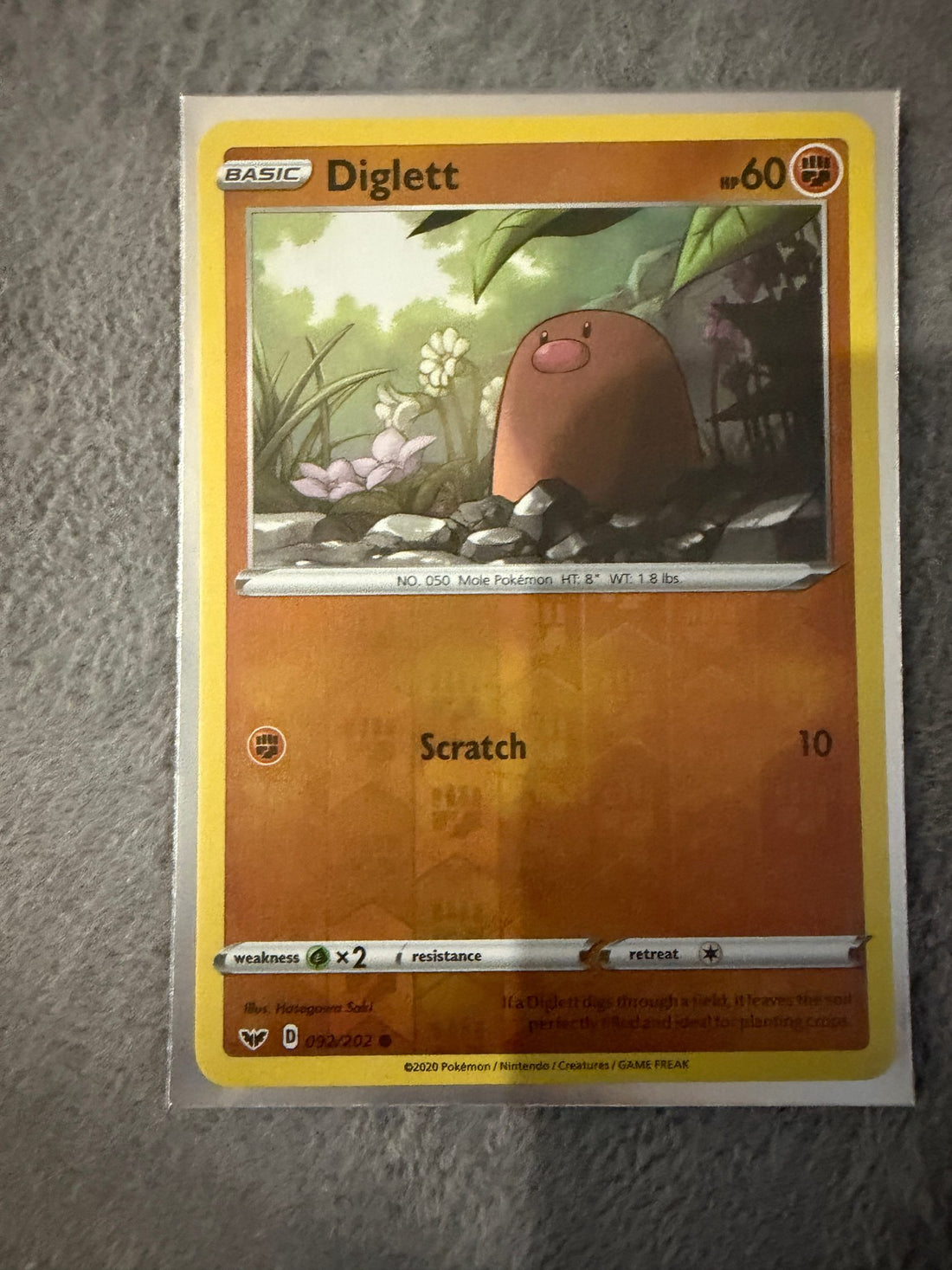Diglett | Near Mint / English / Reverse Holofoil