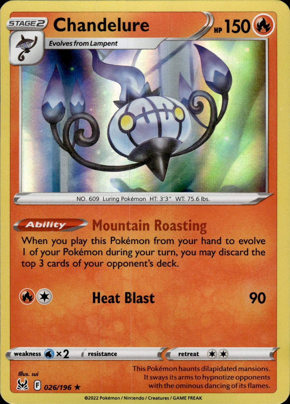 Chandelure | Near Mint / English / Holofoil