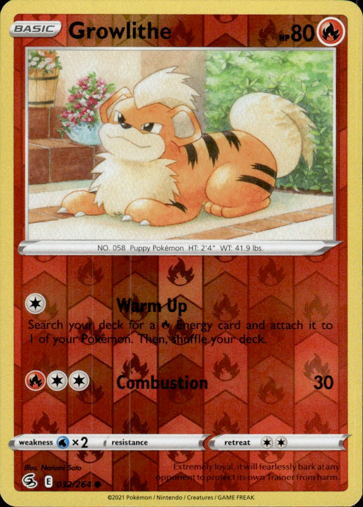 Growlithe | Near Mint / English / Reverse Holofoil