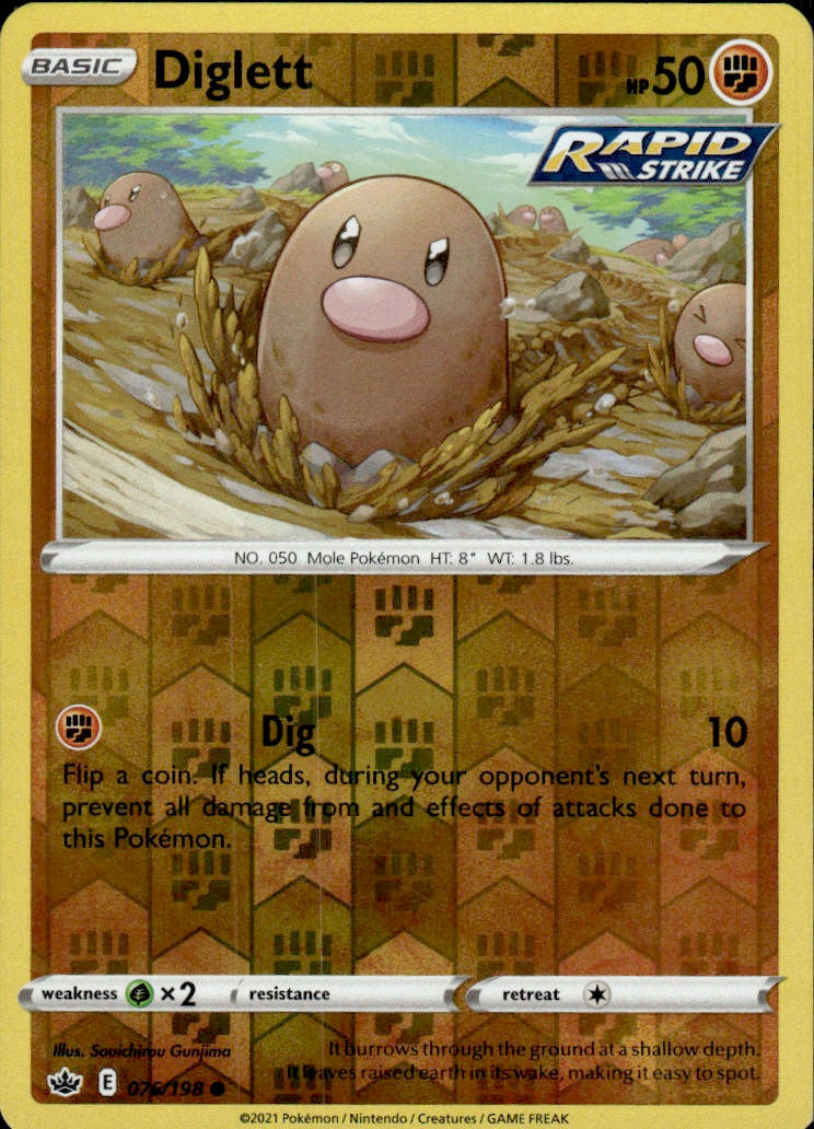 Diglett | Near Mint / English / Reverse Holofoil