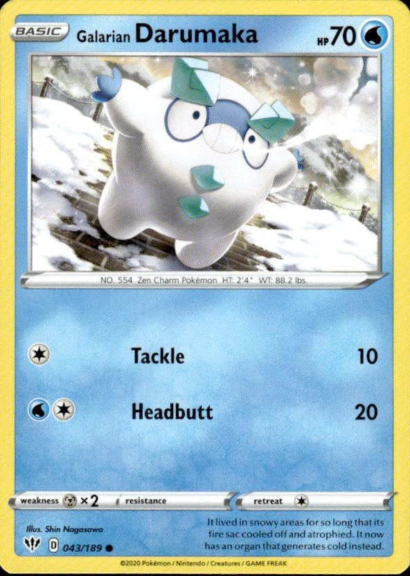 Galarian Darumaka | Near Mint / English / Normal
