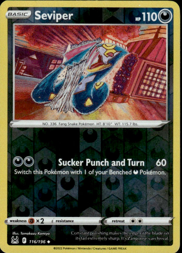 Seviper | Near Mint / English / Reverse Holofoil