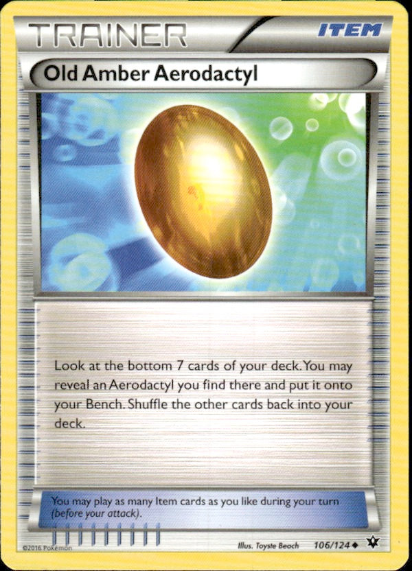 Old Amber Aerodactyl | Near Mint / English / Normal