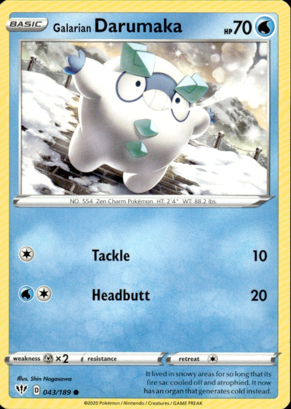 Galarian Darumaka | Near Mint / English / Normal
