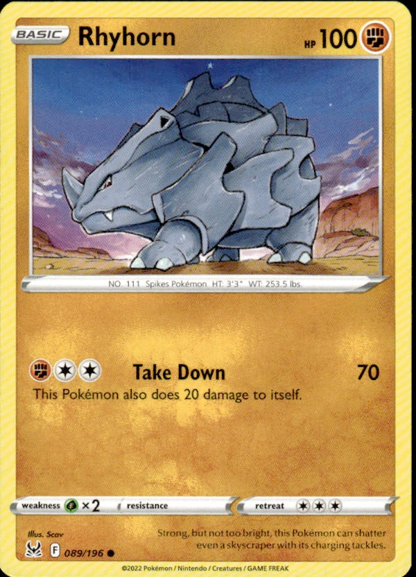 Rhyhorn | Near Mint / English / Normal