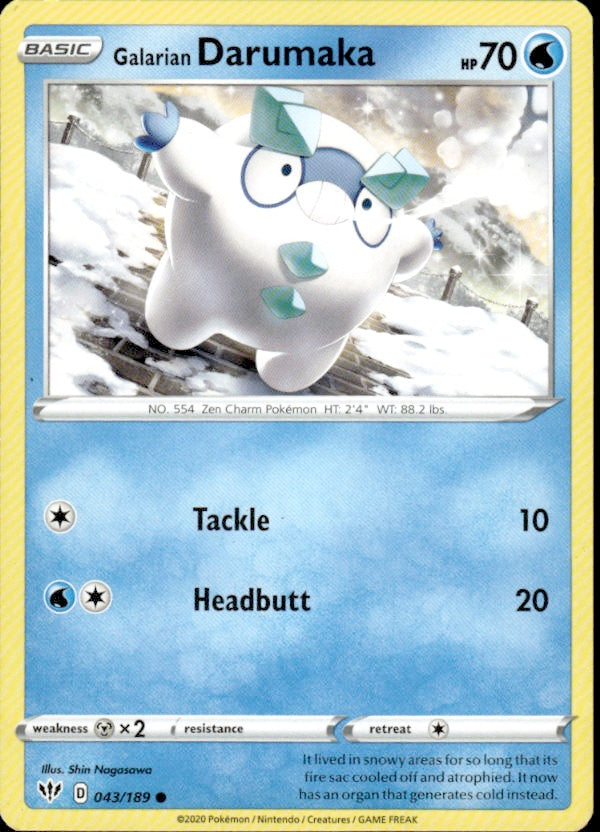 Galarian Darumaka | Near Mint / English / Normal