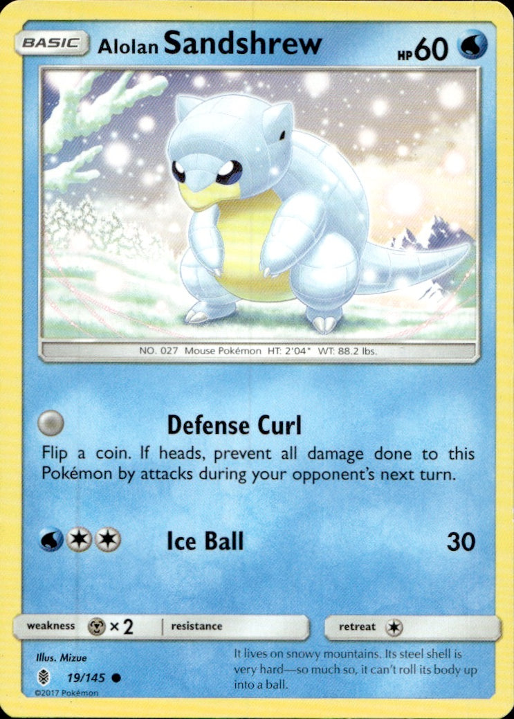 Alolan Sandshrew | Near Mint / English / Normal
