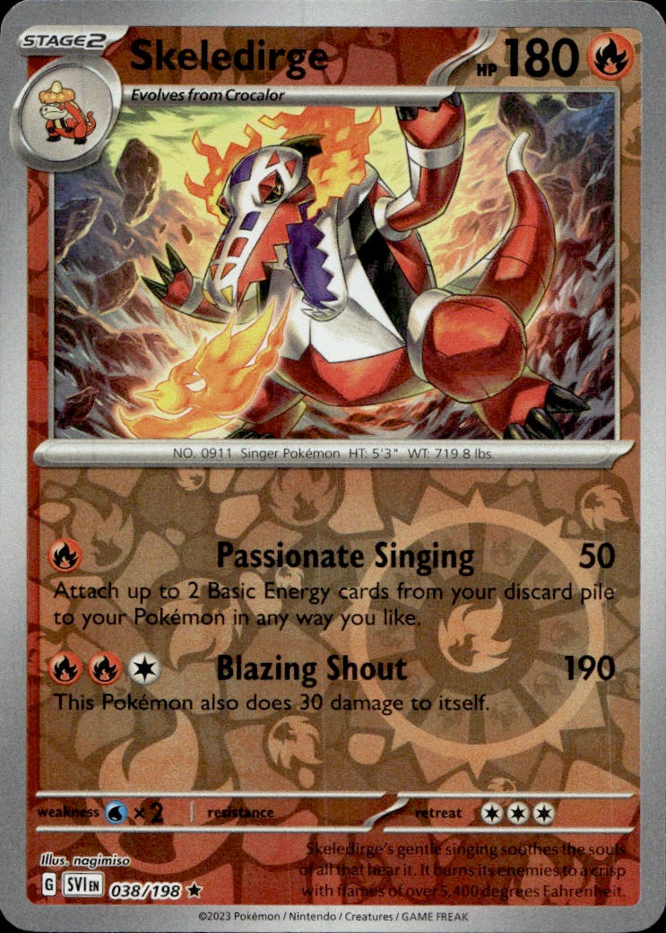 Skeledirge | Near Mint / English / Reverse Holofoil