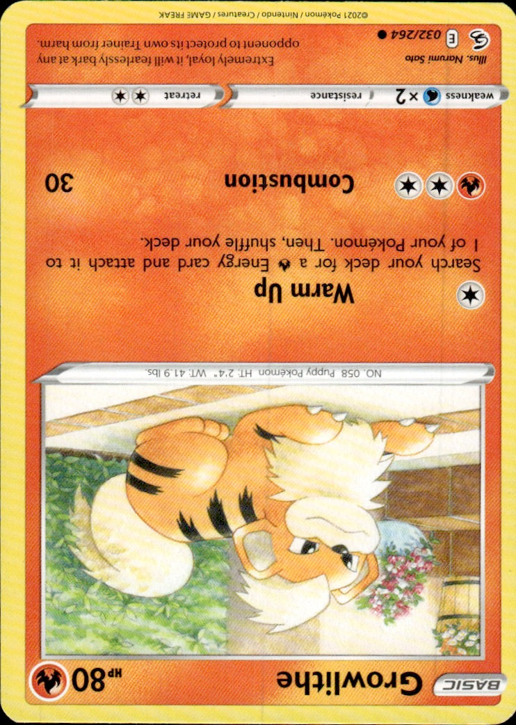 Growlithe | Near Mint / English / Reverse Holofoil