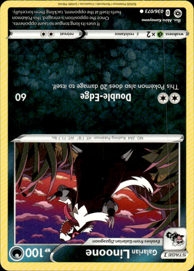 Galarian Linoone | Near Mint / English / Reverse Holofoil