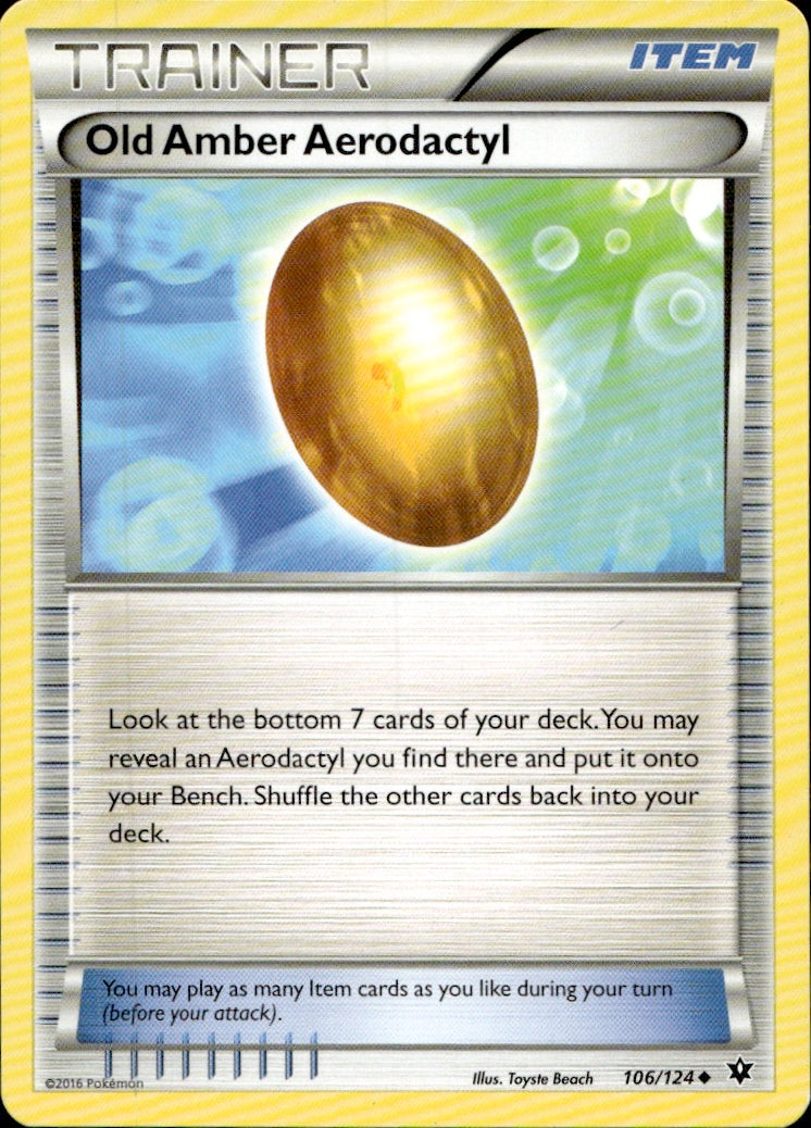 Old Amber Aerodactyl | Near Mint / English / Normal