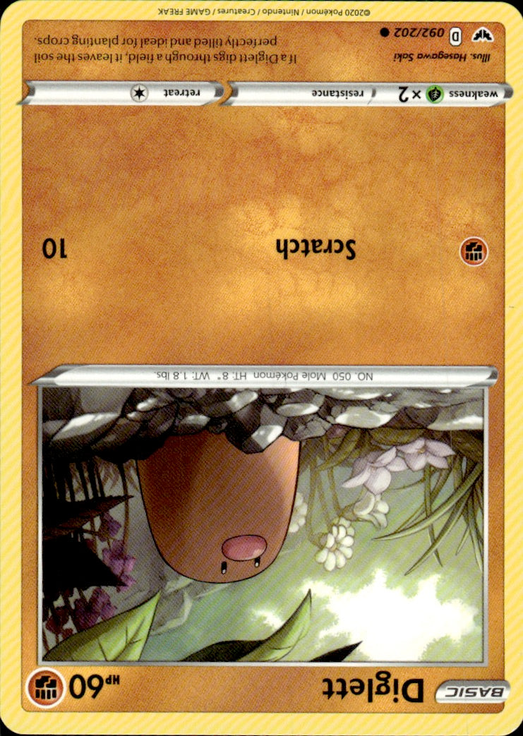 Diglett | Near Mint / English / Reverse Holofoil