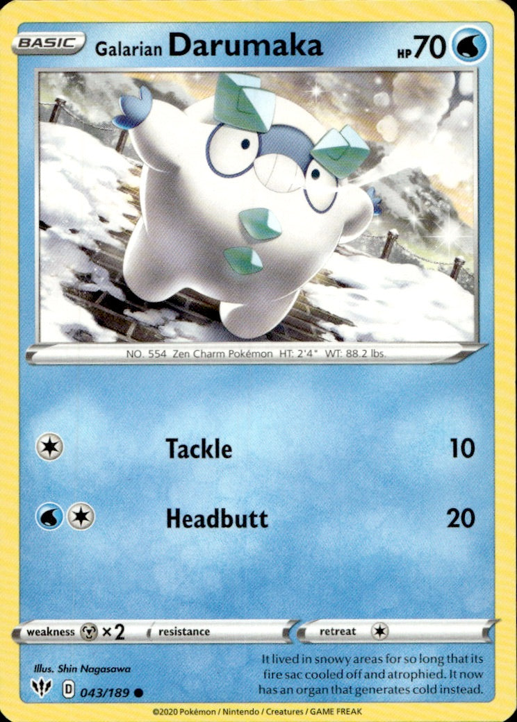 Galarian Darumaka | Near Mint / English / Normal