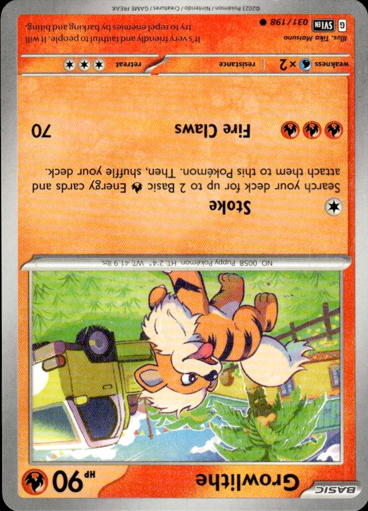 Growlithe - 031/198 | Near Mint / English / Normal
