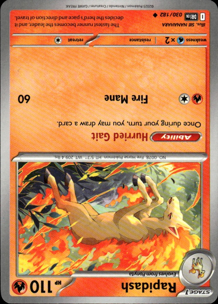 Rapidash - 030/182 | Near Mint / English / Normal