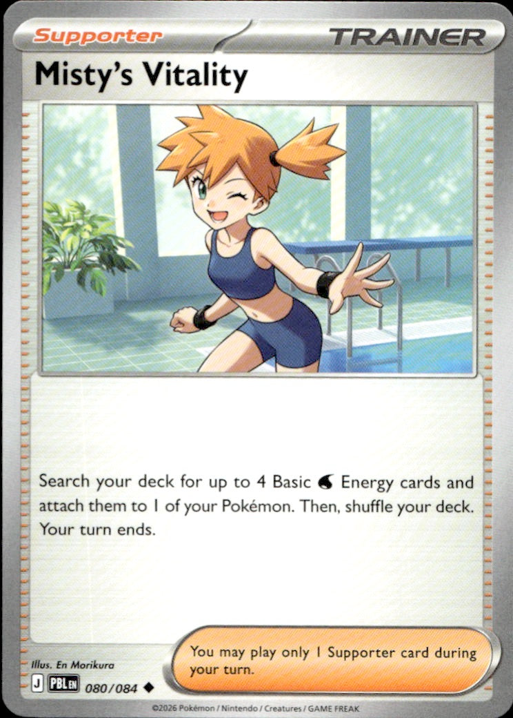 Misty's Vitality - 080/084 | Near Mint / English / Normal