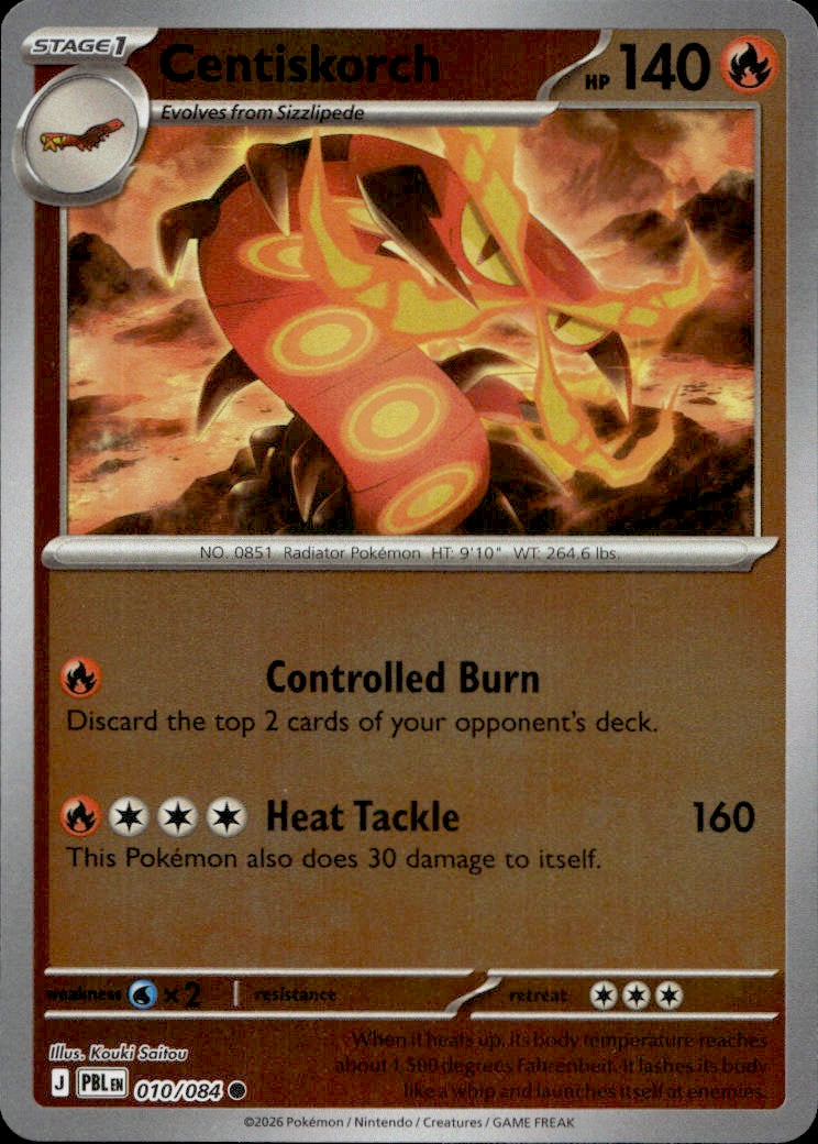 Centiskorch | Near Mint / English / Reverse Holofoil