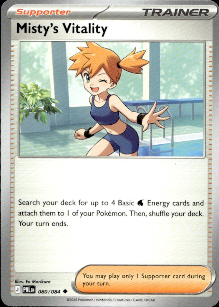 Misty's Vitality - 080/084 | Near Mint / English / Normal