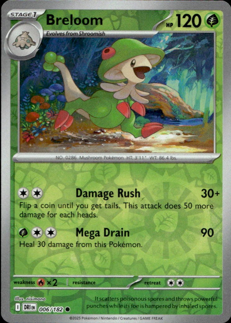 Breloom | Near Mint / English / Reverse Holofoil