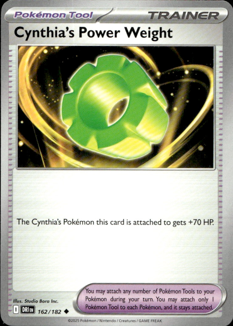 Cynthia's Power Weight
