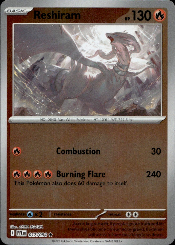 Reshiram | Near Mint / English / Holofoil