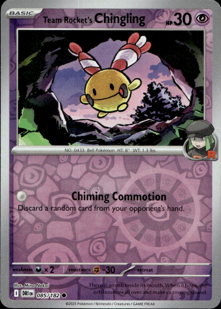 Team Rocket's Chingling | Near Mint / English / Reverse Holofoil