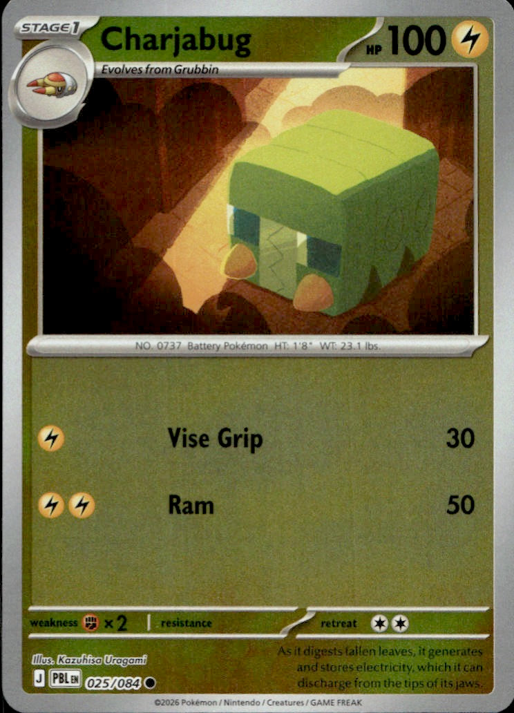 Charjabug | Near Mint / English / Reverse Holofoil