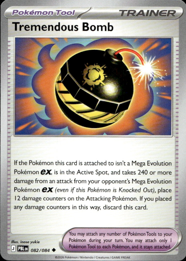 Tremendous Bomb - 082/084 | Near Mint / English / Normal