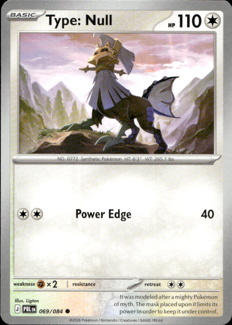Type: Null | Near Mint / English / Normal