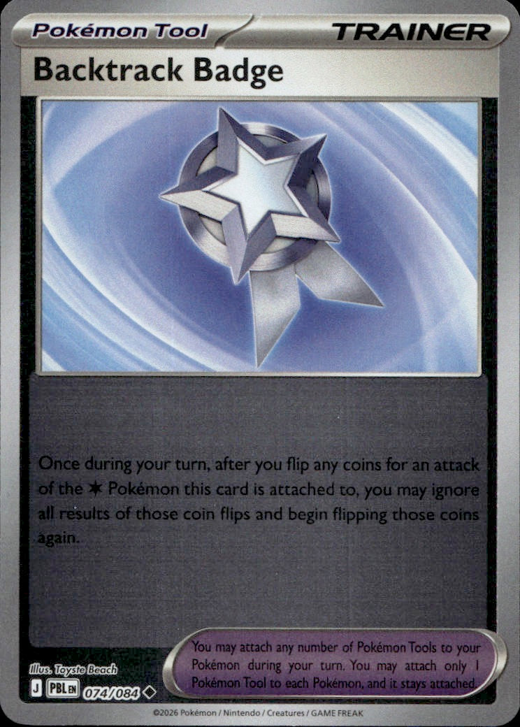 Backtrack Badge | Near Mint / English / Reverse Holofoil