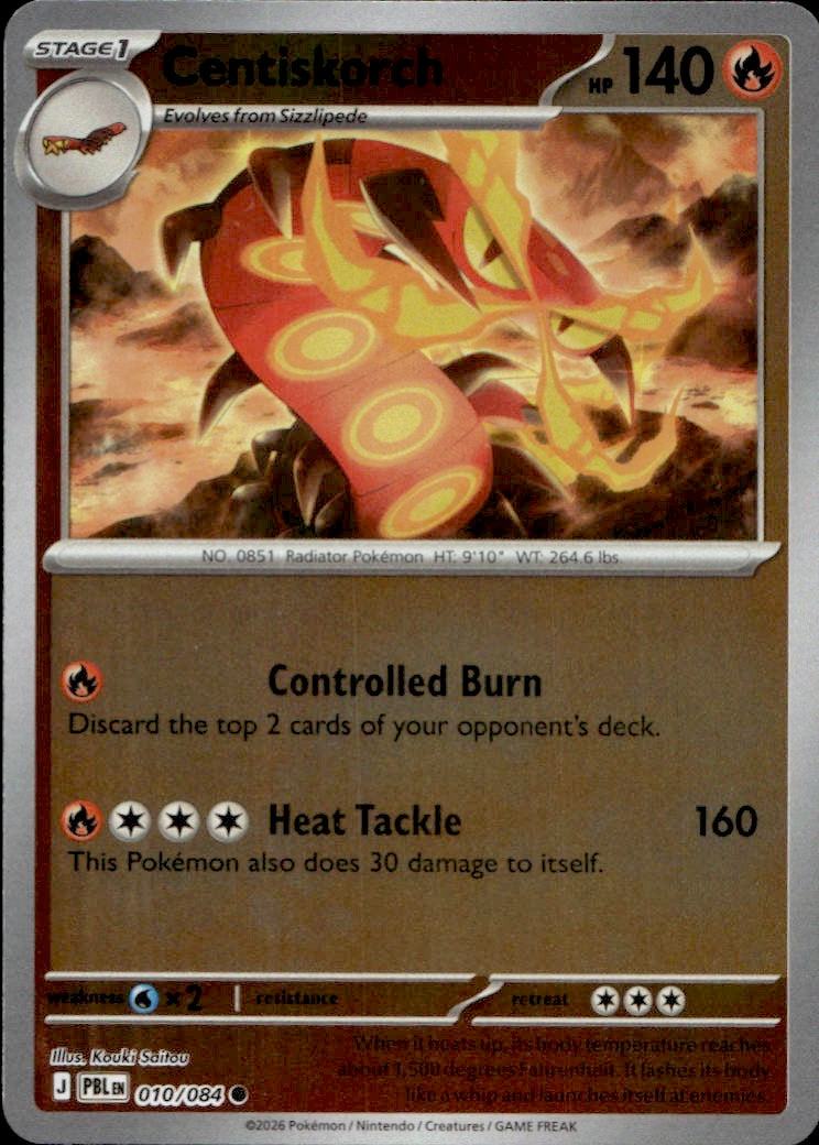 Centiskorch | Near Mint / English / Reverse Holofoil