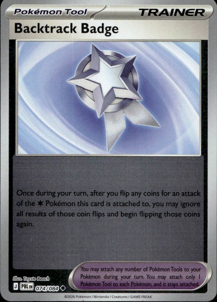 Backtrack Badge | Near Mint / English / Reverse Holofoil