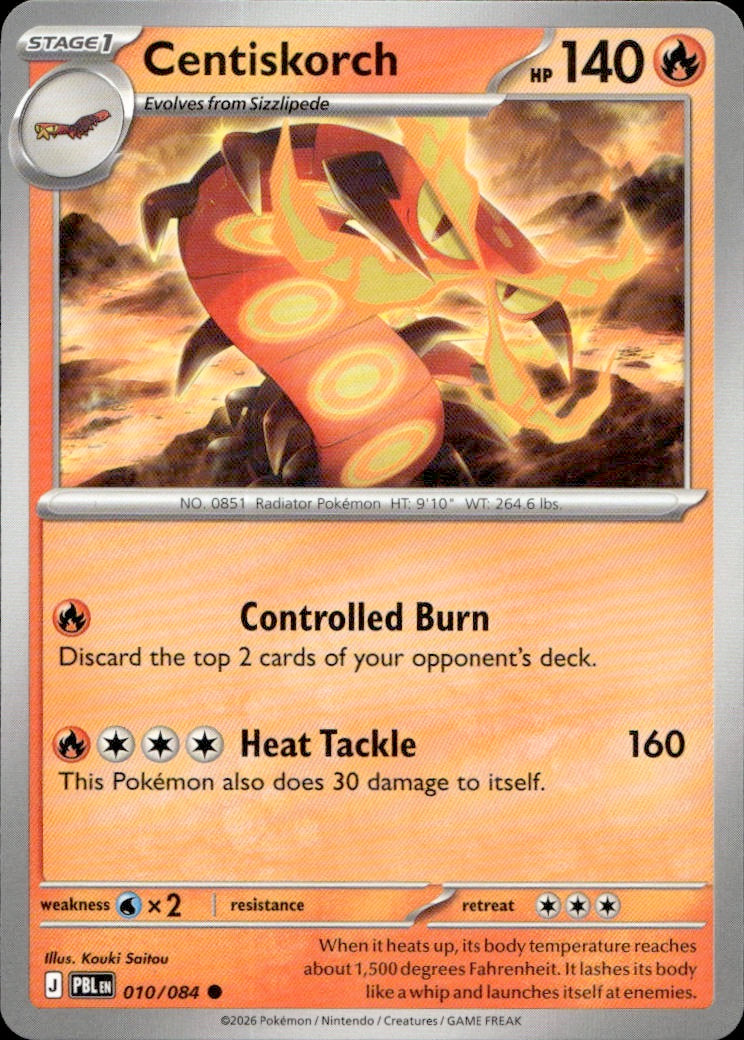 Centiskorch | Near Mint / English / Normal