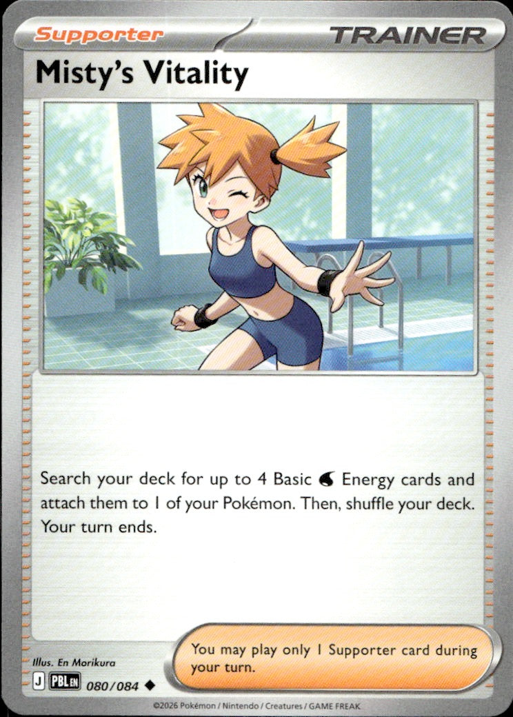 Misty's Vitality - 080/084 | Near Mint / English / Normal