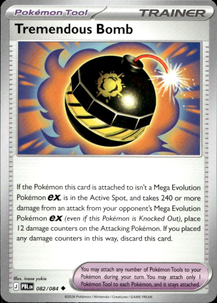 Tremendous Bomb - 082/084 | Near Mint / English / Normal