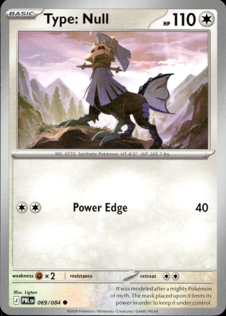 Type: Null | Near Mint / English / Normal
