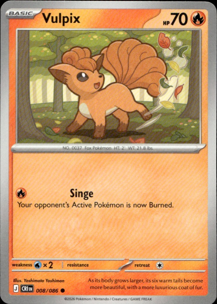Vulpix | Near Mint / English / Normal